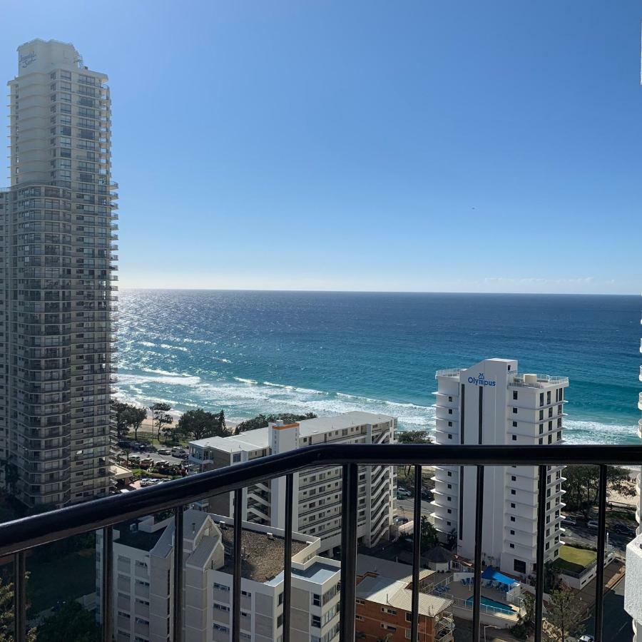 High Floor Ocean View At Surfers Paradise - Hotel Studio Guldkusten Exteriör bild